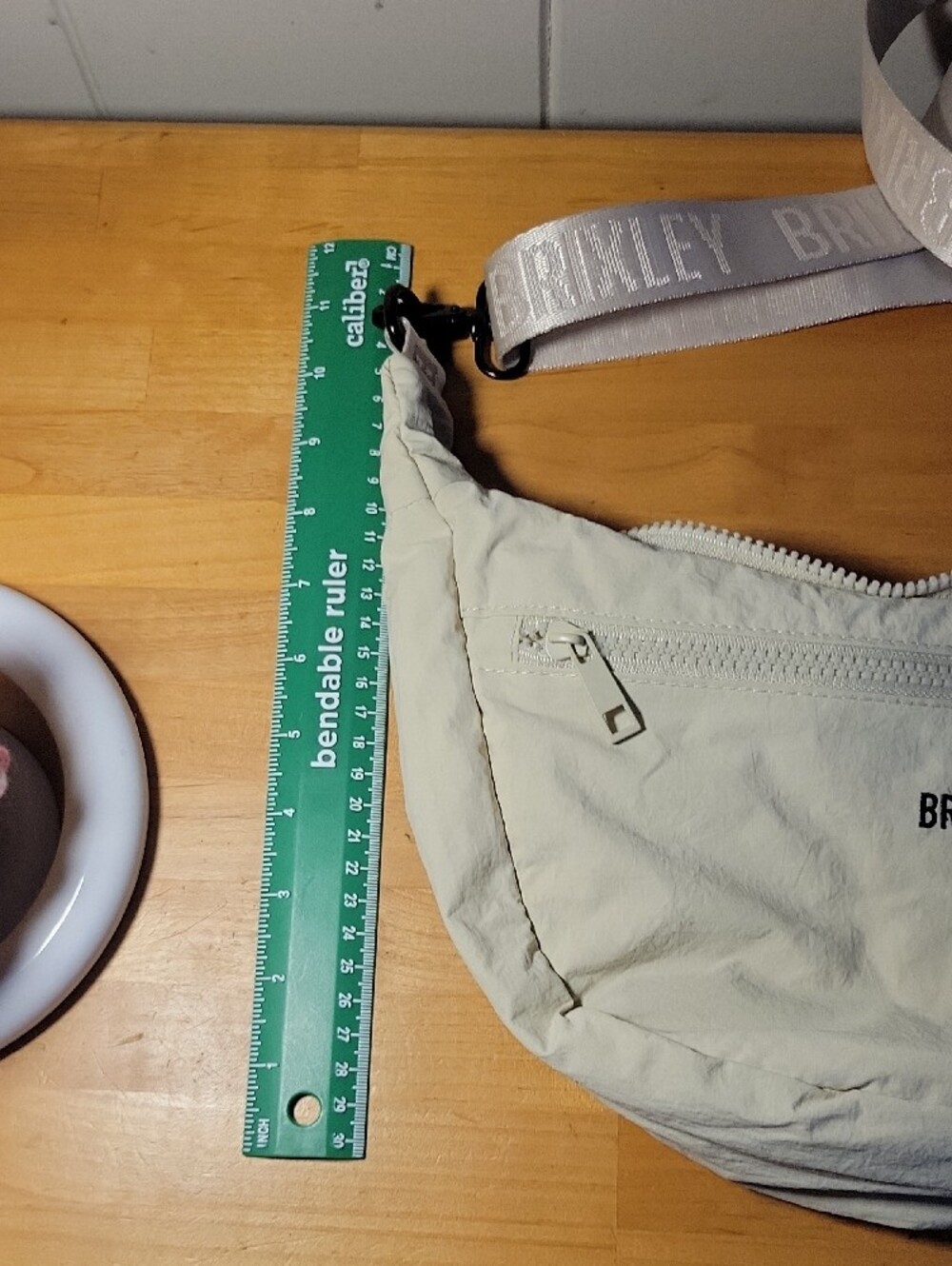 BRIXLEY Crescent Crossbody Bag in Ivory - Picture 9 of 11